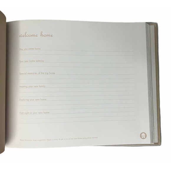 NEW Pet Journal Puppy Baby Book with Pet Paw Print Stamp Kit Dog Scrapbook Album - Picture 10 of 12